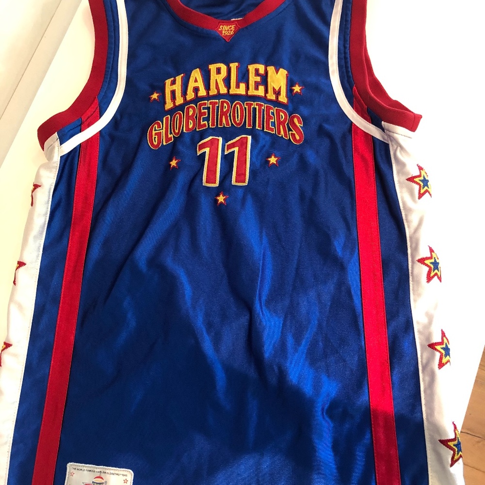 Authentic "Cheese" Harlem Globetrotters jersey AS